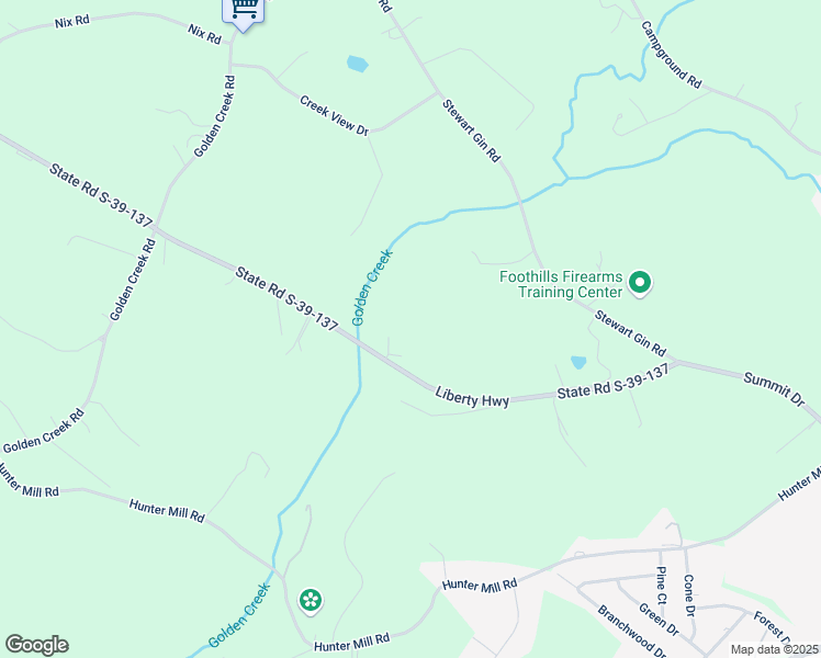 map of restaurants, bars, coffee shops, grocery stores, and more near 240 Liberty Highway in Liberty