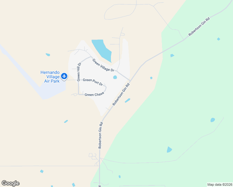 map of restaurants, bars, coffee shops, grocery stores, and more near 4445 Robertson Gin Road in Hernando