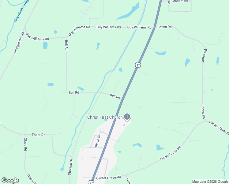 map of restaurants, bars, coffee shops, grocery stores, and more near 45 Summerfield Road in LaFayette