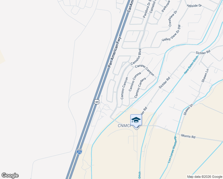 map of restaurants, bars, coffee shops, grocery stores, and more near 1870 Camino Rincon in Los Lunas