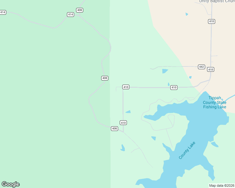 map of restaurants, bars, coffee shops, grocery stores, and more near 351 County Road 410 in Falkner