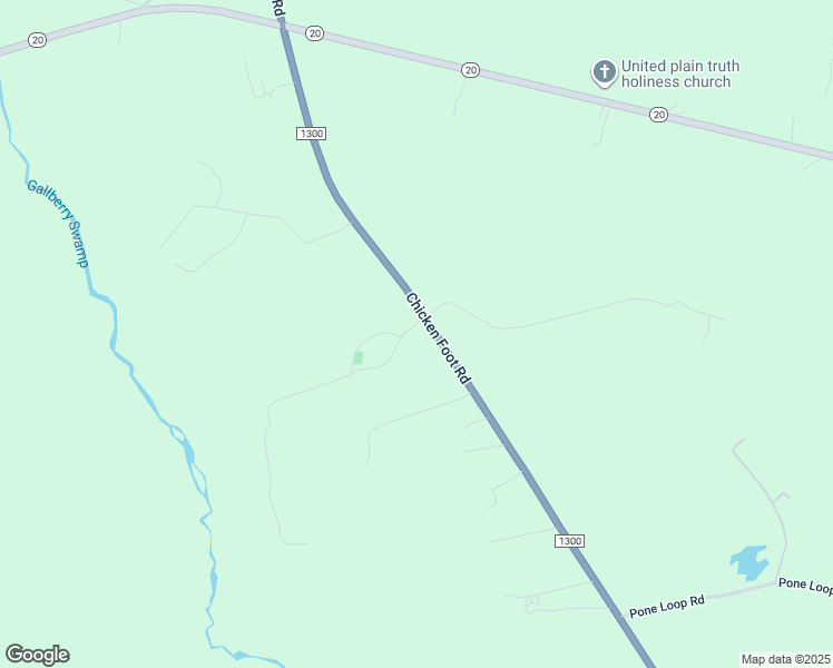 map of restaurants, bars, coffee shops, grocery stores, and more near 6333 Chicken Foot Road in Saint Pauls