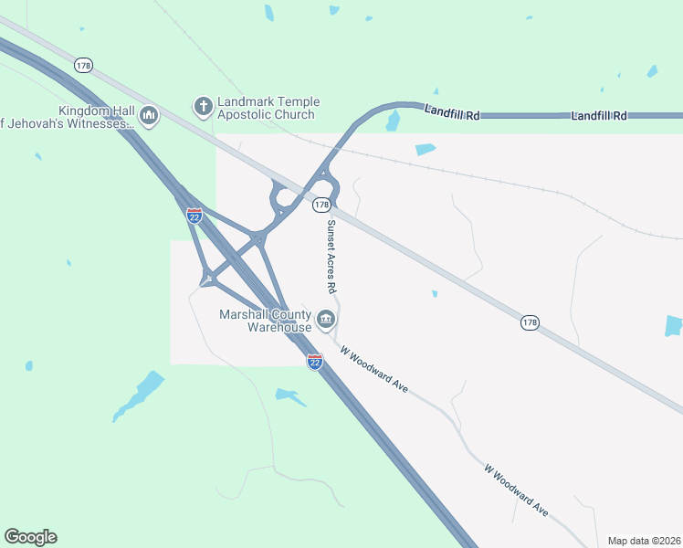 map of restaurants, bars, coffee shops, grocery stores, and more near 83 Sunset Acres Road in Holly Springs