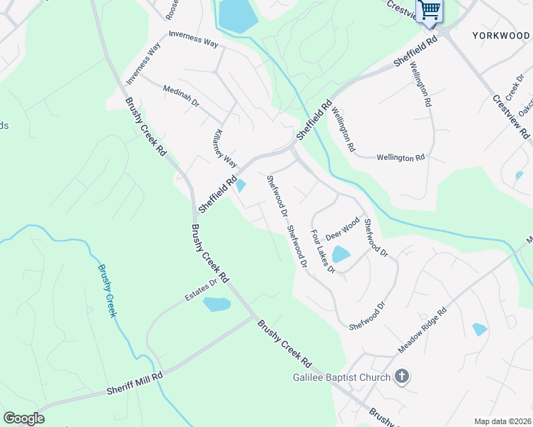 map of restaurants, bars, coffee shops, grocery stores, and more near 737 Shefwood Drive in Easley