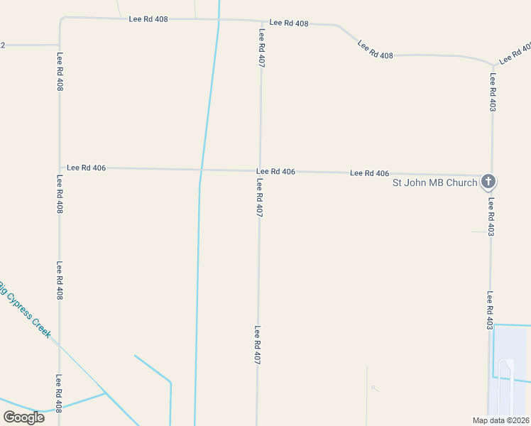 map of restaurants, bars, coffee shops, grocery stores, and more near 1552 Lee Road 407 in Marianna