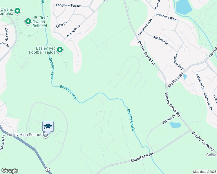 map of restaurants, bars, coffee shops, grocery stores, and more near 439 Hamilton Parkway in Easley