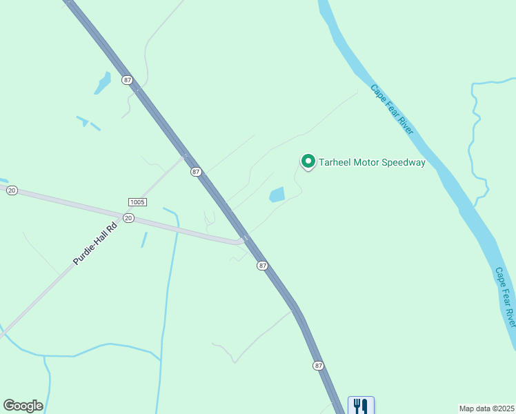 map of restaurants, bars, coffee shops, grocery stores, and more near North Carolina 87 in Elizabethtown