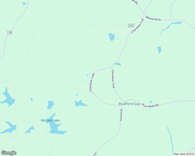 map of restaurants, bars, coffee shops, grocery stores, and more near 131 Cherokee Loop in Rising Fawn