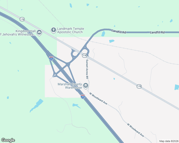 map of restaurants, bars, coffee shops, grocery stores, and more near 83 Sunset Acres Road in Holly Springs