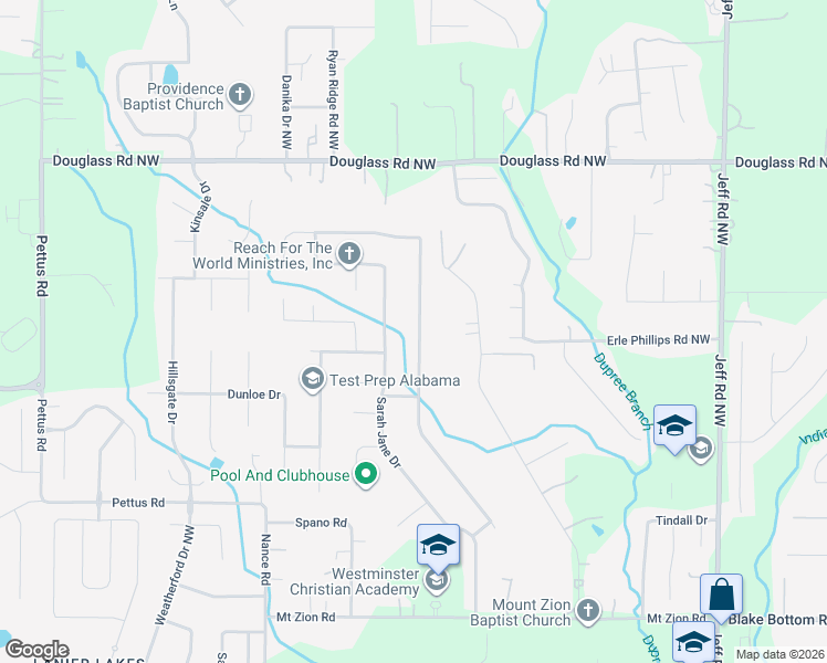 map of restaurants, bars, coffee shops, grocery stores, and more near 392 Jasmine Drive in Madison