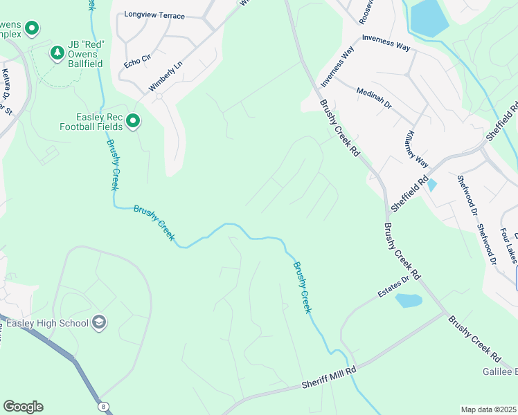 map of restaurants, bars, coffee shops, grocery stores, and more near 439 Hamilton Parkway in Easley
