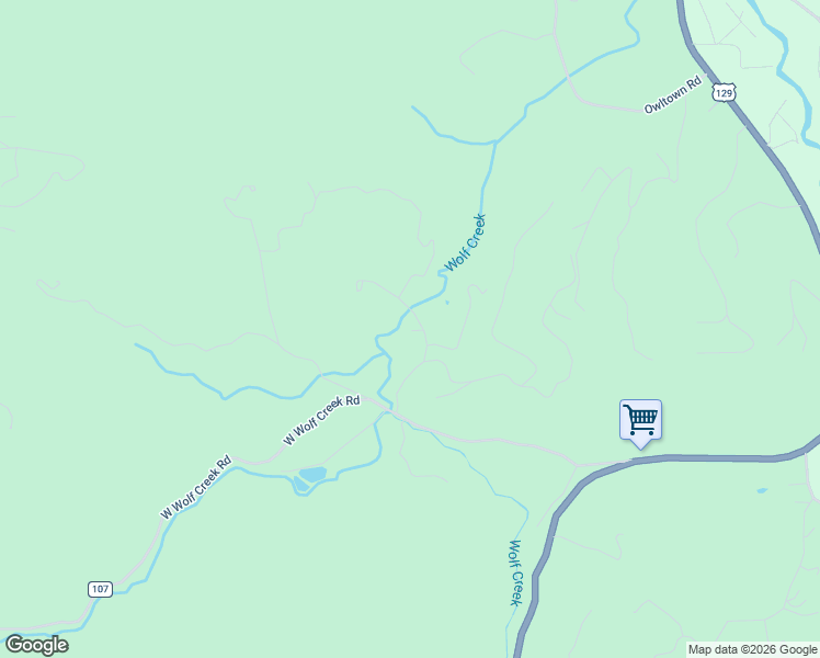 map of restaurants, bars, coffee shops, grocery stores, and more near 71 Meadow Drive in Blairsville