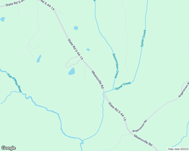 map of restaurants, bars, coffee shops, grocery stores, and more near 2543 Meansville Road in Jonesville