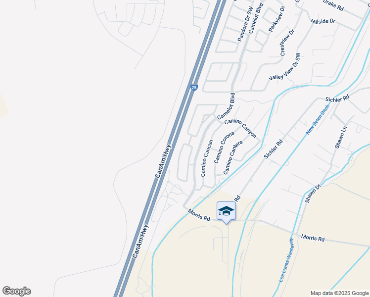 map of restaurants, bars, coffee shops, grocery stores, and more near 1870 Camino Rincon in Los Lunas