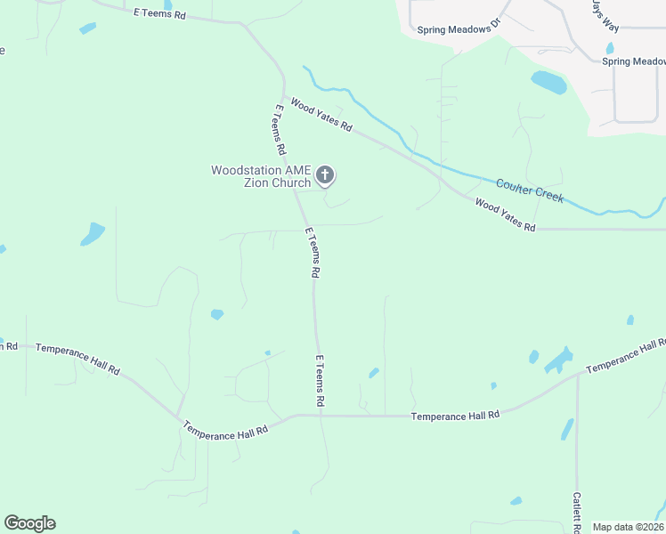 map of restaurants, bars, coffee shops, grocery stores, and more near 218 East Teems Road in Ringgold