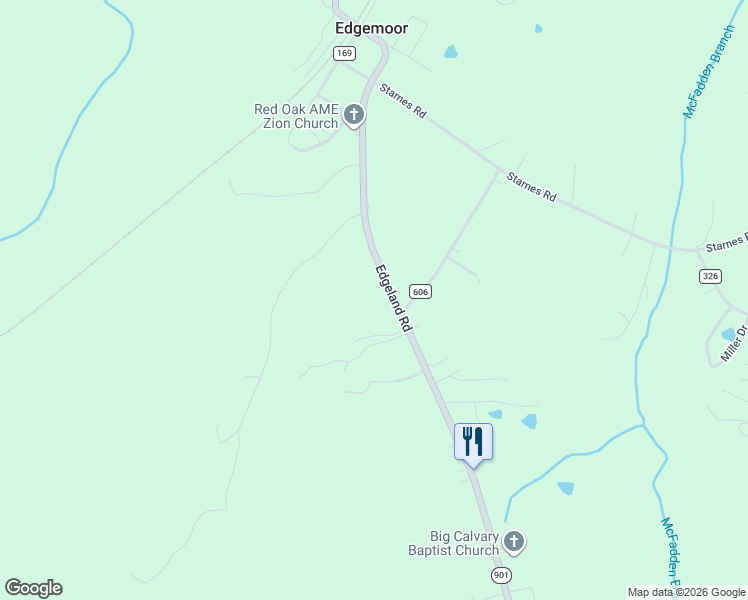 map of restaurants, bars, coffee shops, grocery stores, and more near 4307 Edgeland Road in Edgemoor