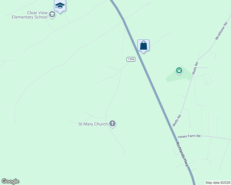 map of restaurants, bars, coffee shops, grocery stores, and more near 176 Liberty Park Road in Jacksonville