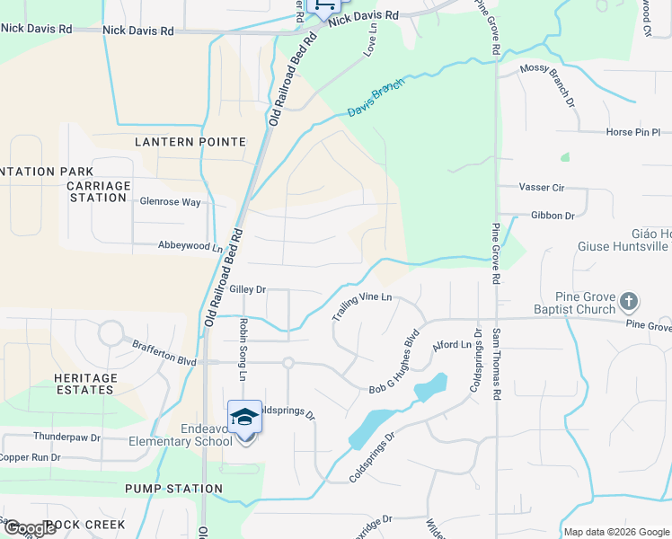 map of restaurants, bars, coffee shops, grocery stores, and more near 134 Sunlit Grove Drive in Harvest