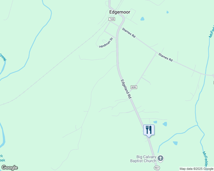 map of restaurants, bars, coffee shops, grocery stores, and more near 3639 Hamilton Road in Edgemoor