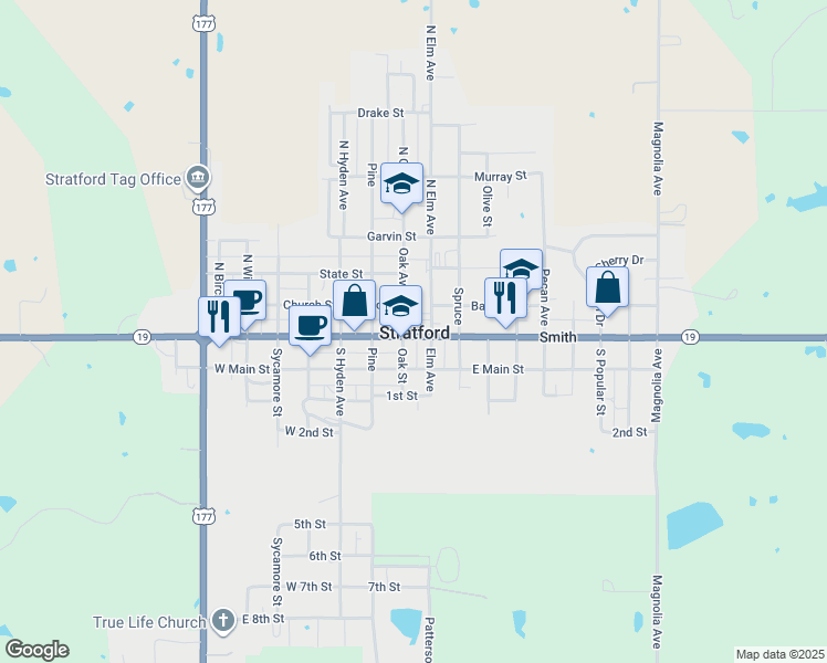 116 East Main Street, Stratford OK Walk Score