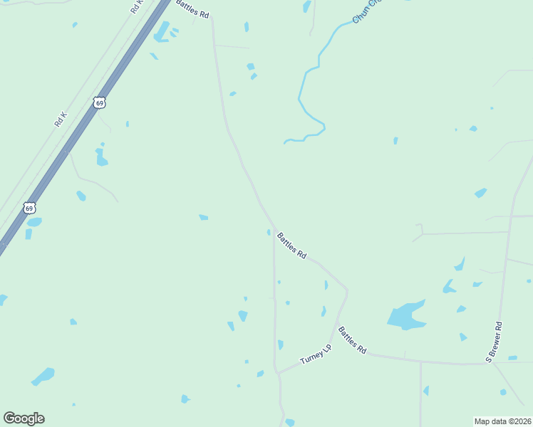 map of restaurants, bars, coffee shops, grocery stores, and more near D4030 Road in Pittsburg County