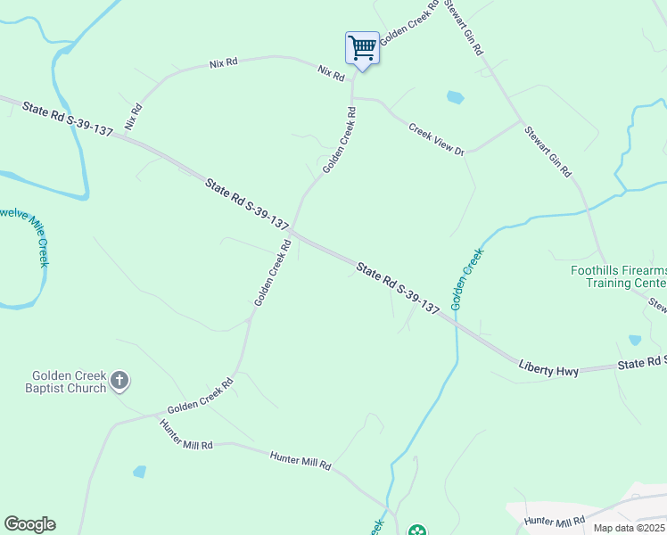 map of restaurants, bars, coffee shops, grocery stores, and more near 441 Liberty Highway in Liberty