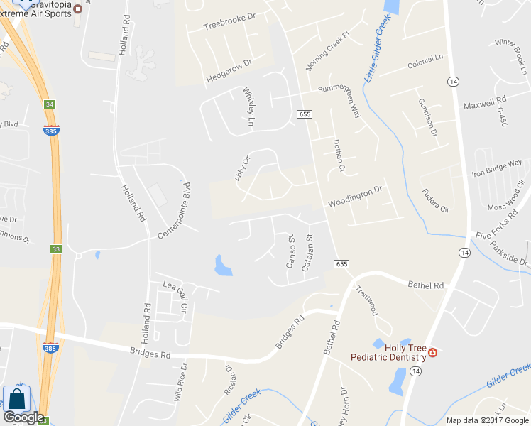 map of restaurants, bars, coffee shops, grocery stores, and more near 300 Tanner Chace Way in Greenville