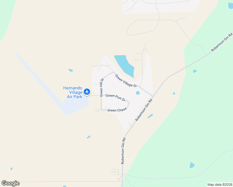 map of restaurants, bars, coffee shops, grocery stores, and more near 2050 Green Port Drive in Hernando