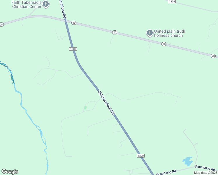 map of restaurants, bars, coffee shops, grocery stores, and more near 6416 Chicken Foot Road in Saint Pauls