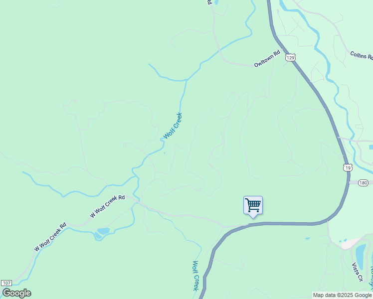 map of restaurants, bars, coffee shops, grocery stores, and more near 5439 Calvine Road in Blairsville
