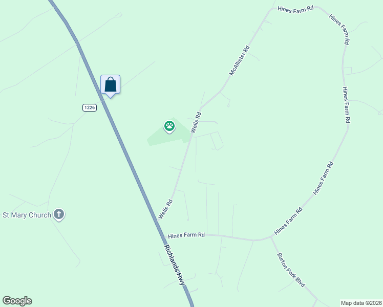 map of restaurants, bars, coffee shops, grocery stores, and more near 1052 Wells Road in Jacksonville