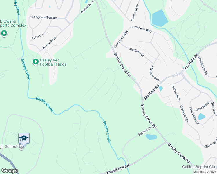 map of restaurants, bars, coffee shops, grocery stores, and more near 112 Worcester Lane in Easley