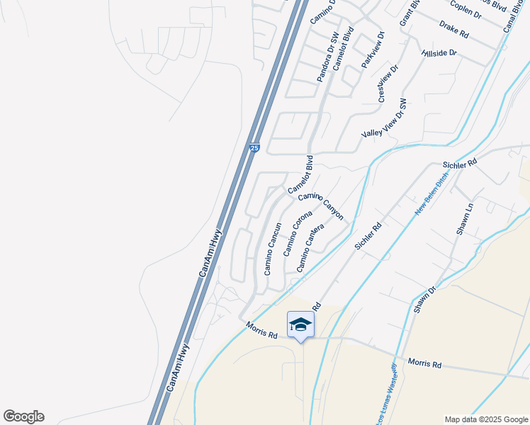 map of restaurants, bars, coffee shops, grocery stores, and more near 1700 Camino Rustica in Los Lunas