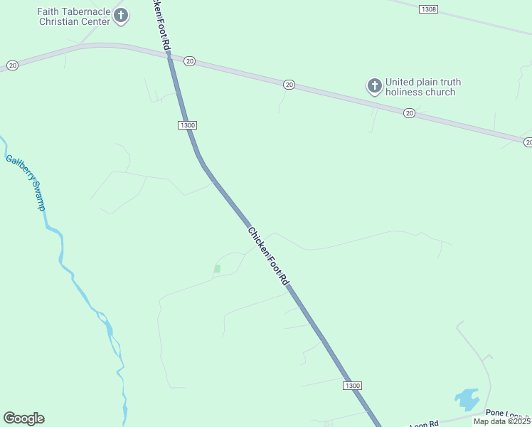 map of restaurants, bars, coffee shops, grocery stores, and more near 6422 Chicken Foot Road in Saint Pauls