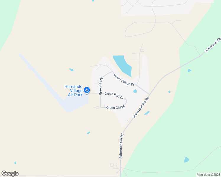 map of restaurants, bars, coffee shops, grocery stores, and more near 2050 Green Port Drive in Hernando