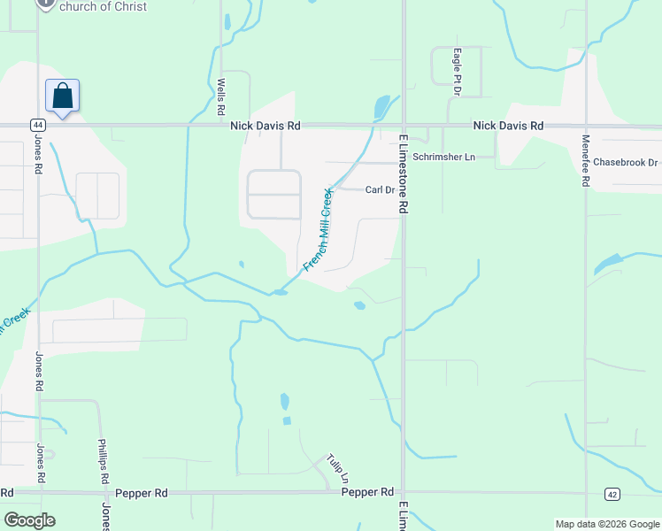 map of restaurants, bars, coffee shops, grocery stores, and more near 27178 Bridle Tree Lane in Athens