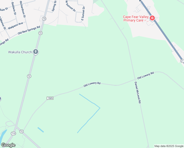 map of restaurants, bars, coffee shops, grocery stores, and more near in Red Springs