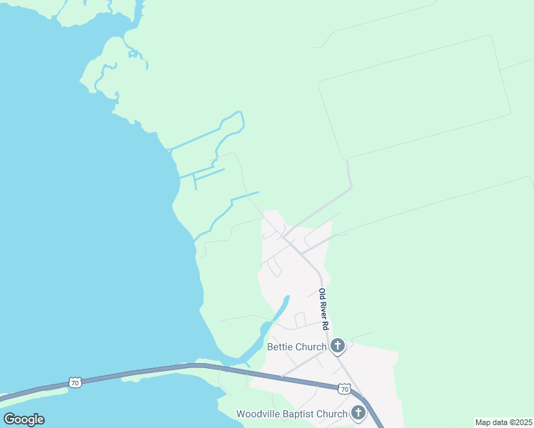 map of restaurants, bars, coffee shops, grocery stores, and more near 392 Old River Road in Beaufort