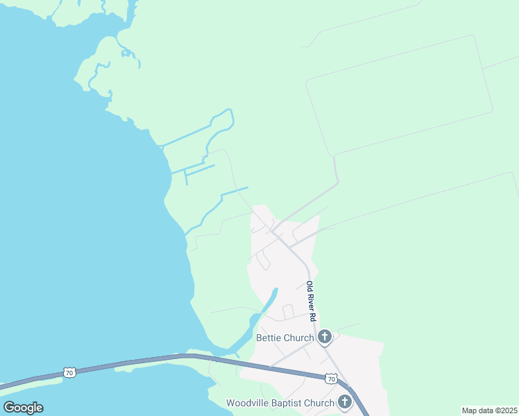 map of restaurants, bars, coffee shops, grocery stores, and more near 392 Old River Road in Beaufort