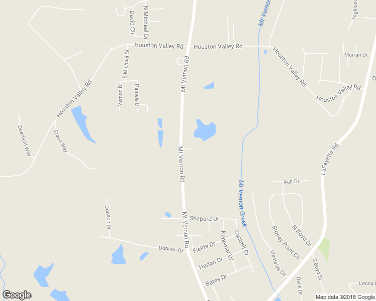 map of restaurants, bars, coffee shops, grocery stores, and more near 198 Honeybee Way in Rocky Face