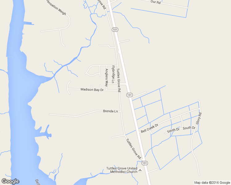map of restaurants, bars, coffee shops, grocery stores, and more near 103 Madison Bay Drive in Beaufort