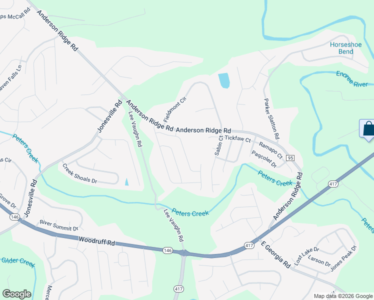 map of restaurants, bars, coffee shops, grocery stores, and more near 229 Sleepy River Road in Simpsonville