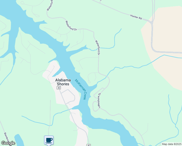 map of restaurants, bars, coffee shops, grocery stores, and more near 21 Riverhaven Drive in Muscle Shoals