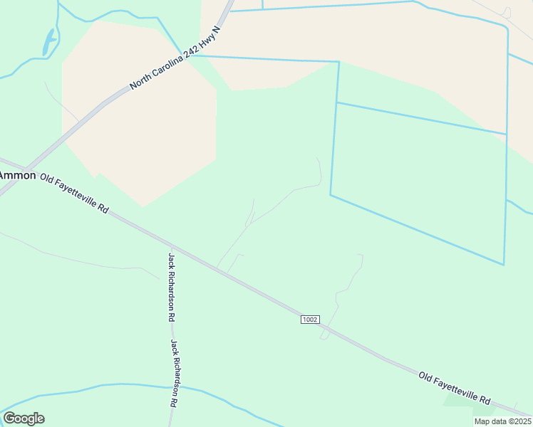 map of restaurants, bars, coffee shops, grocery stores, and more near Warren Johnson Lane in Bladen County