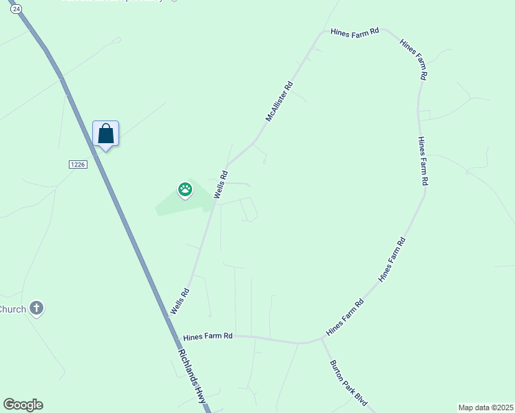 map of restaurants, bars, coffee shops, grocery stores, and more near 119 Starwood Circle in Jacksonville