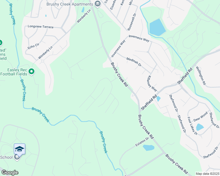 map of restaurants, bars, coffee shops, grocery stores, and more near 110 Eastpark Way in Easley