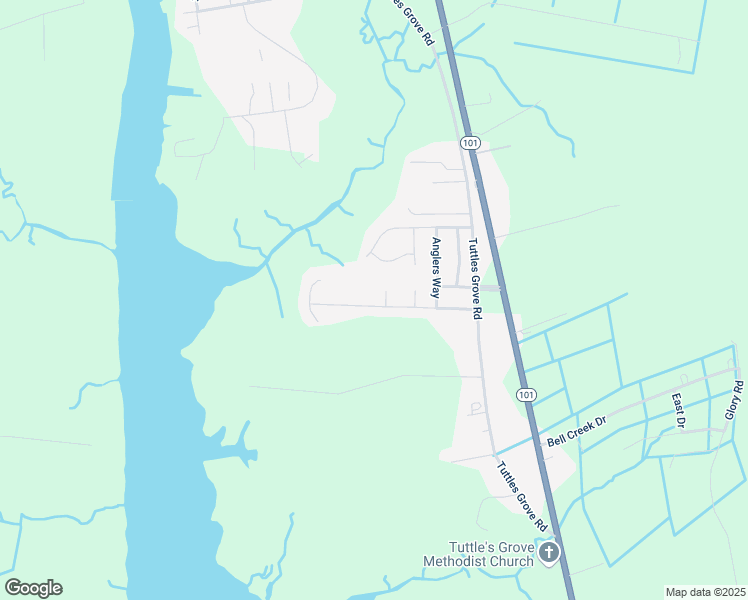 map of restaurants, bars, coffee shops, grocery stores, and more near 130 Madison Bay Drive in Beaufort
