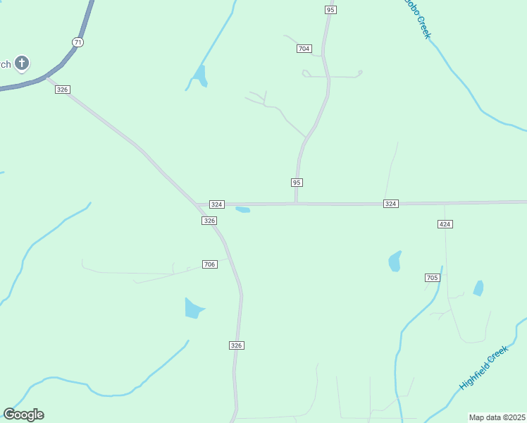map of restaurants, bars, coffee shops, grocery stores, and more near 204 County Road 324 in Flat Rock