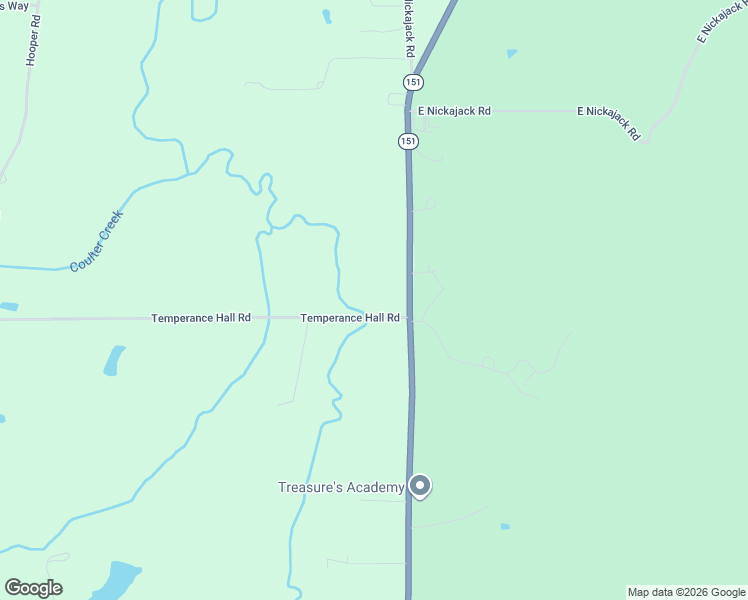 map of restaurants, bars, coffee shops, grocery stores, and more near 28 Temperance Hall Road in Ringgold