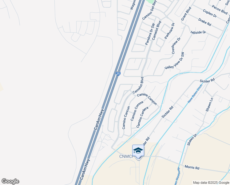 map of restaurants, bars, coffee shops, grocery stores, and more near 1820 Camino Rustica SW in Los Lunas